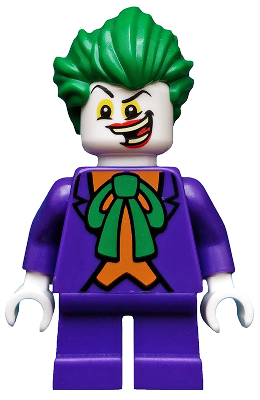 LEGO Minifigure sh0482 - The Joker - Short Legs - Authentic LEGO Minifigure Main Image