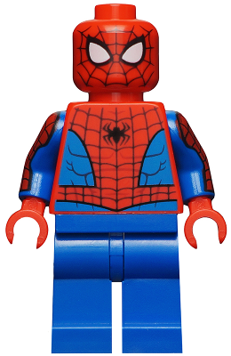 LEGO Minifigure sh0684 - Spider-Man - Printed Blue Arms, Plain Legs - Authentic LEGO Minifigure Main Image