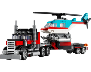 LEGO Creator 31146 - Flatbed Truck with Helicopter - Authentic LEGO Set Image 2