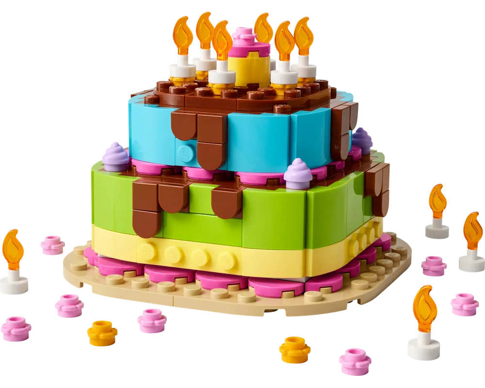LEGO Holiday & Event 40815 - Birthday Party Cake - Authentic LEGO Set Image 10