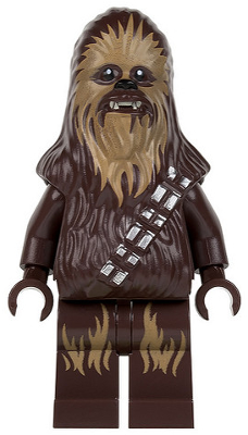 LEGO Minifigure sw0532 - Chewbacca - Medium Nougat Fur - Authentic LEGO Minifigure Main Image