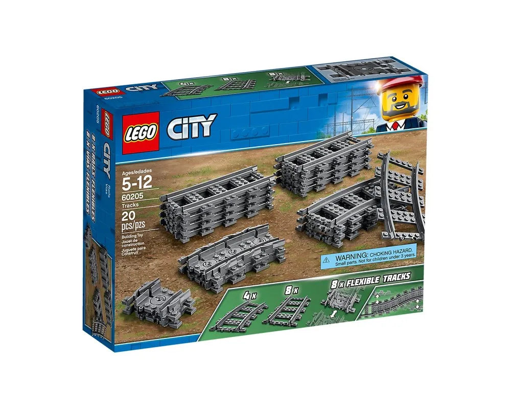 LEGO Train 60205 - Tracks and Curves - Authentic LEGO Set Main Image