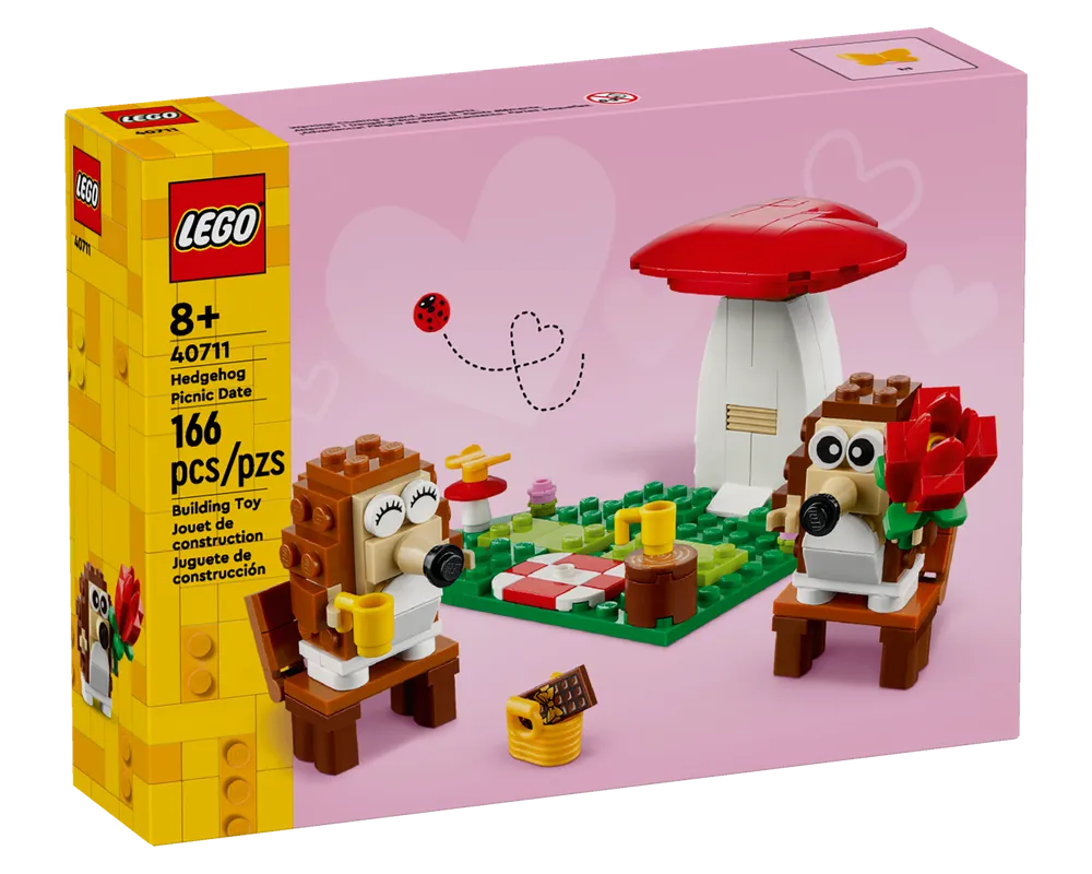 =LEGO Holiday & Event 40711 - Hedgehog Picnic Date - Authentic LEGO Set Main Image