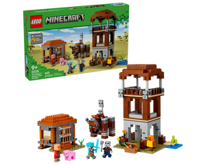 LEGO Minecraft 21278 - The Pillager Outpost and Ravager - Authentic LEGO Set Main Image