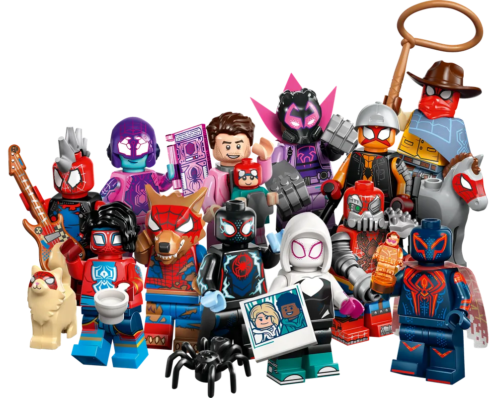 LEGO Collectible Minifigures 71050 - Minifigure, Spider-Man Across the Spider-Verse (Complete Random Set of 1 Minifigure) - Authentic LEGO Set Image 2