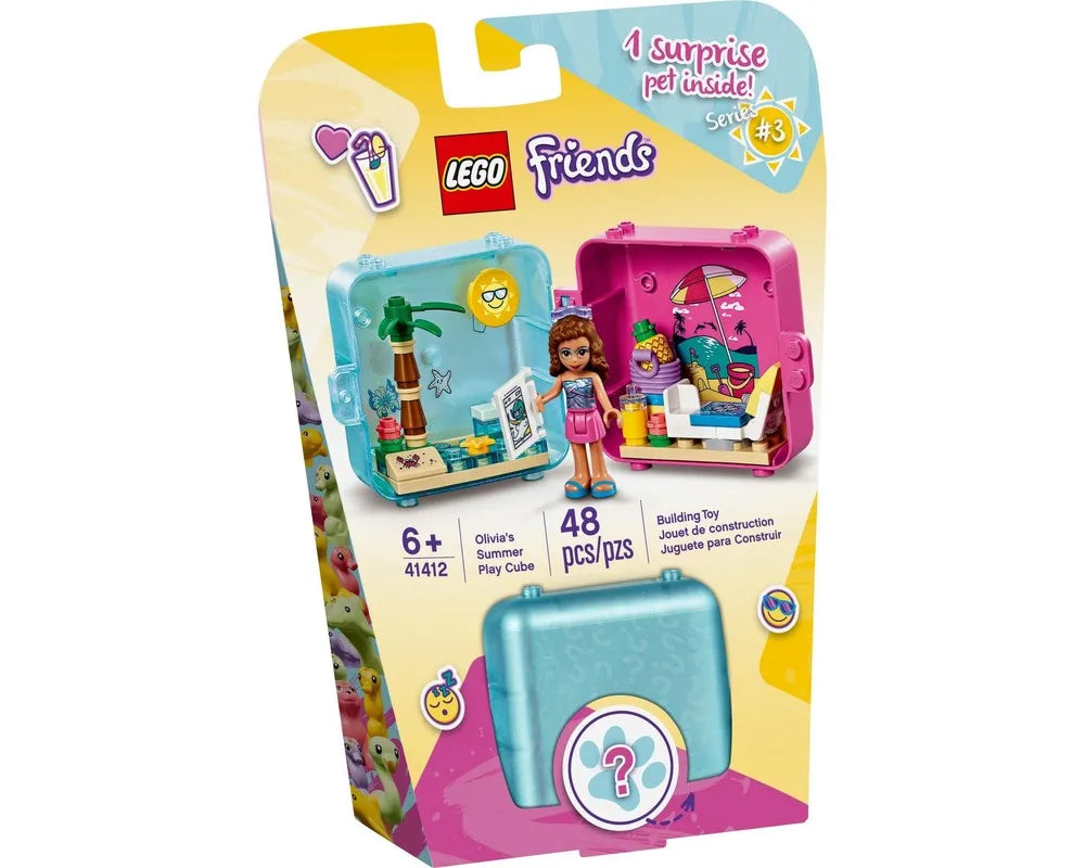 LEGO Friends 41412 - Olivia&#39;s Summer Play Cube - Authentic LEGO Set Main Image