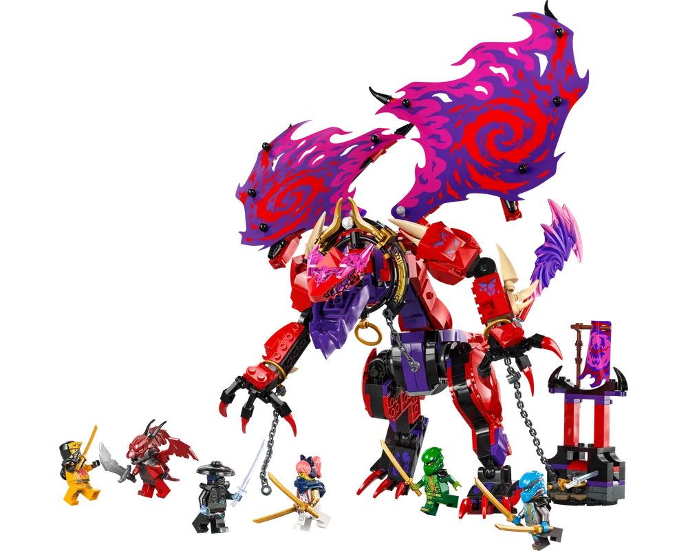 LEGO NINJAGO 71832 - Thunderfang Dragon of Chaos - Authentic LEGO Set Image 2