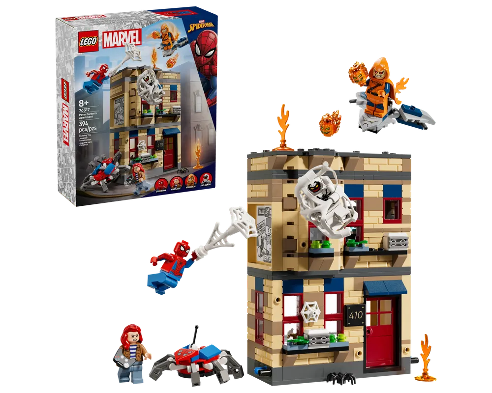 LEGO Super Heroes 76317 - Peter Parker's Apartment - Authentic LEGO Set Main Image