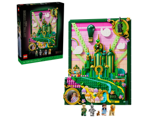 LEGO Wednesday 75685 - Emerald City Wall Art - Authentic LEGO Set Main Image