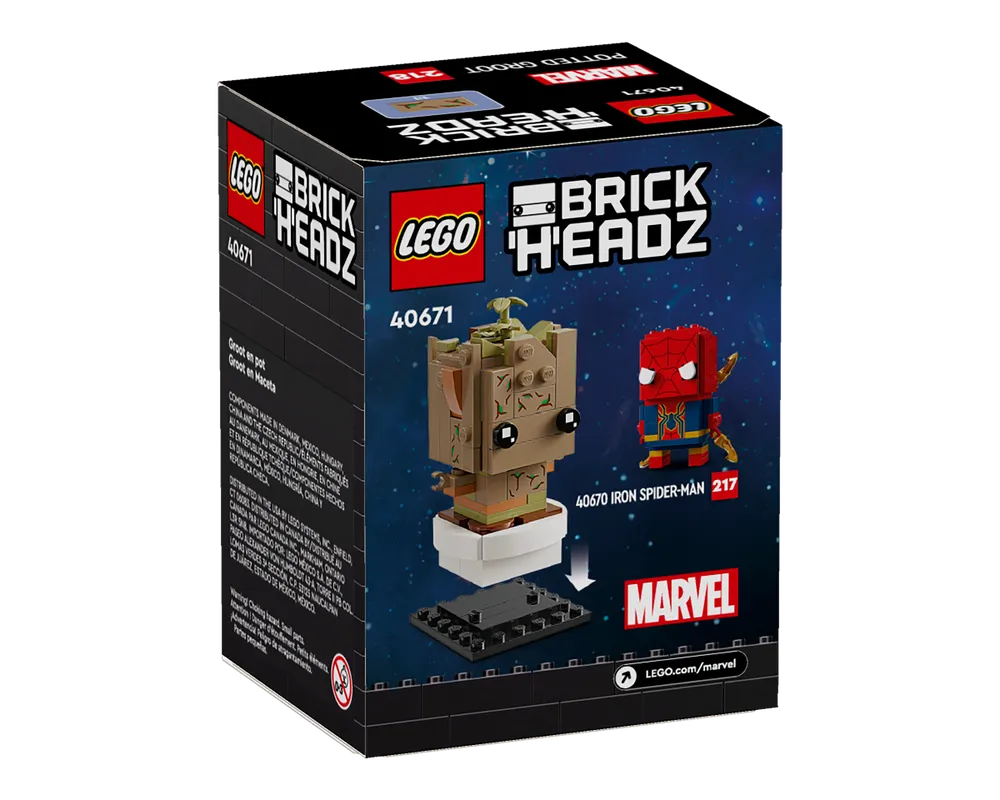 LEGO BrickHeadz 40671 - Potted Groot - Authentic LEGO Set Image 4