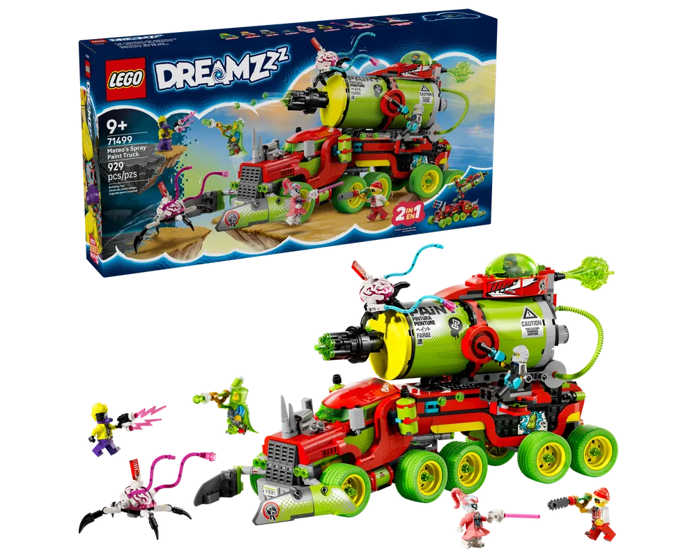 LEGO DREAMZzz 71499 - Mateo's Spray Paint Truck - Authentic LEGO Set Main Image