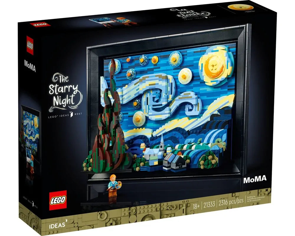 LEGO LEGO Ideas &#40;CUUSOO&#41; 21333 - The Starry Night (Vincent van Gogh) - Authentic LEGO Set Main Image