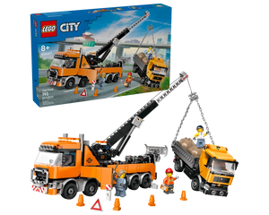 LEGO City 60467 - Heavy-Duty Recovery Tow Truck with Crane - Authentic LEGO Set Main Image