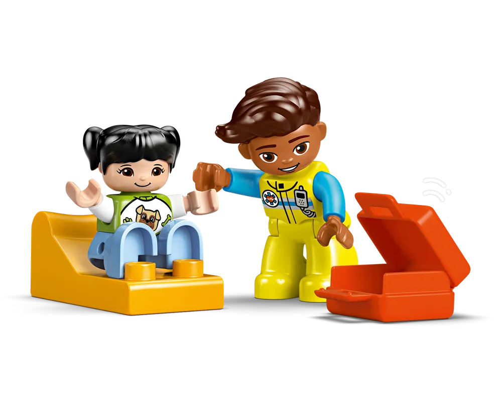 LEGO DUPLO 10447 - Ambulance & Driver - Authentic LEGO Set Image 5
