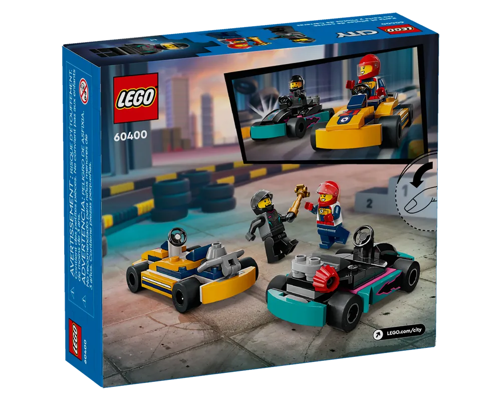 =LEGO City 60400 - Go-Karts and Race Drivers - Authentic LEGO Set Image 4