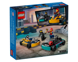 =LEGO City 60400 - Go-Karts and Race Drivers - Authentic LEGO Set Image 4
