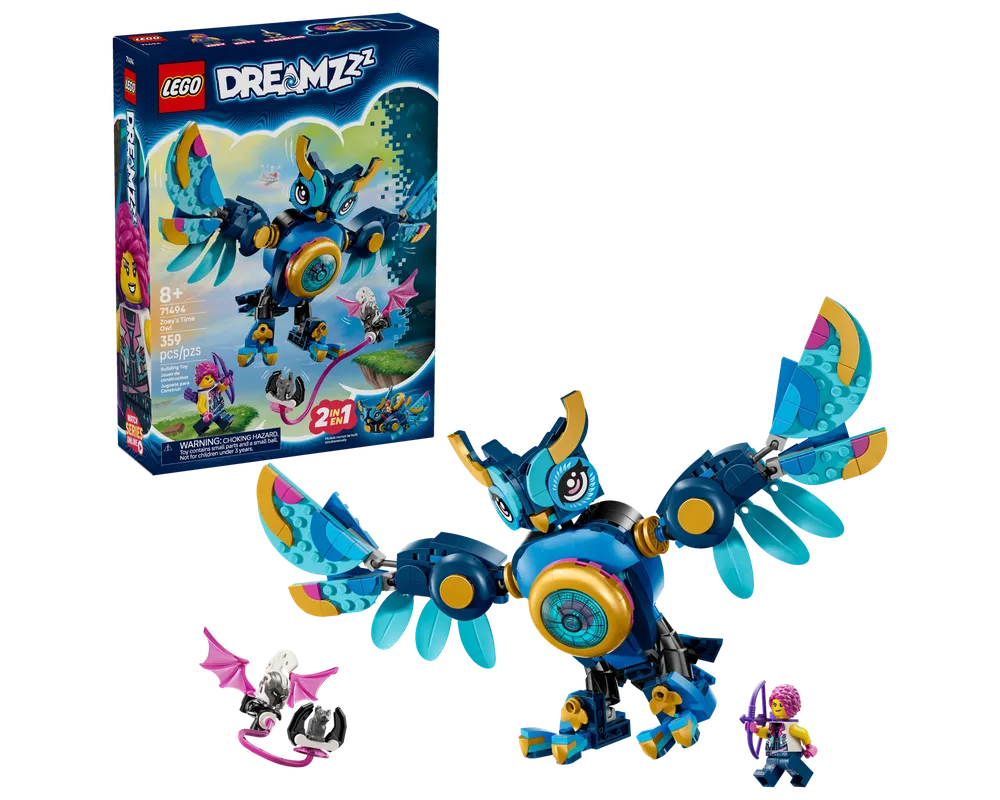 LEGO DREAMZzz 71494 - Zoey's Time Owl - Authentic LEGO Set Main Image