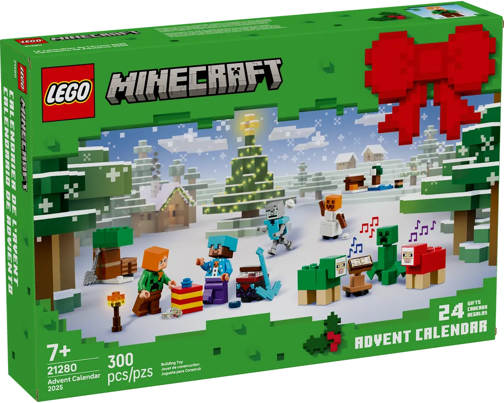 LEGO Minecraft 21280 - Advent Calendar 2025, Minecraft - Authentic LEGO Set Main Image