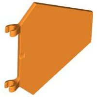 LEGO x1435 Flag 5 x 6 Hexagonal in Orange - Authentic LEGO Part
