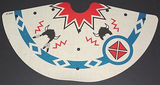 LEGO x172px2 Cloth Tepee Cover with Buffalo Helmets Pattern - Main Product Image