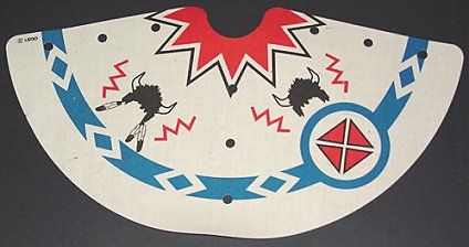 LEGO x172px2 Cloth Tepee Cover with Buffalo Helmets Pattern - Main Product Image