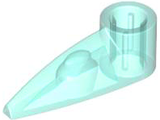 LEGO x346 Bionicle 1 x 3 Tooth with Axle Hole (Bohrok Eye) in Trans-Light Blue - Authentic LEGO Part