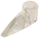 LEGO x346 Bionicle 1 x 3 Tooth with Axle Hole (Bohrok Eye) in Trans-Clear - Authentic LEGO Part