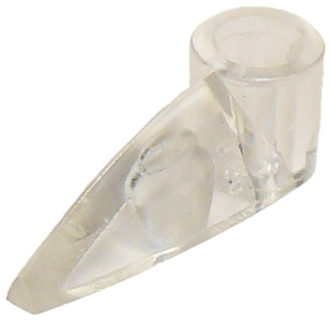 LEGO x346 Bionicle 1 x 3 Tooth with Axle Hole (Bohrok Eye) in Trans-Clear - Authentic LEGO Part