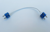 LEGO x466c15bluehol Electric, Wire 12V / 4.5V with 2 Leads, 14 Studs Long with 2 Blue Electric, Connector, 2-Way Male Rounded Narrow Type 2 with Hollow Pins (x466c14 / bb0236ac01) - Main Product Image