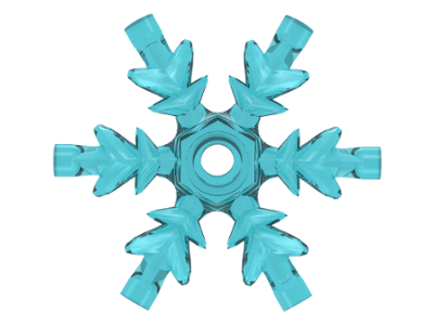 LEGO x789 Rock 4 x 4 Crystal, Ice Snowflake - Main Product Image