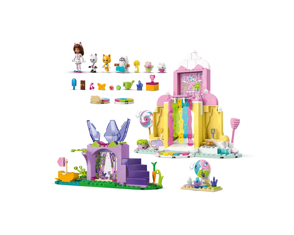 LEGO Gabby's Dollhouse 11205 - Sweet Treat Mountain & Kitty Garden - Authentic LEGO Set Image 6
