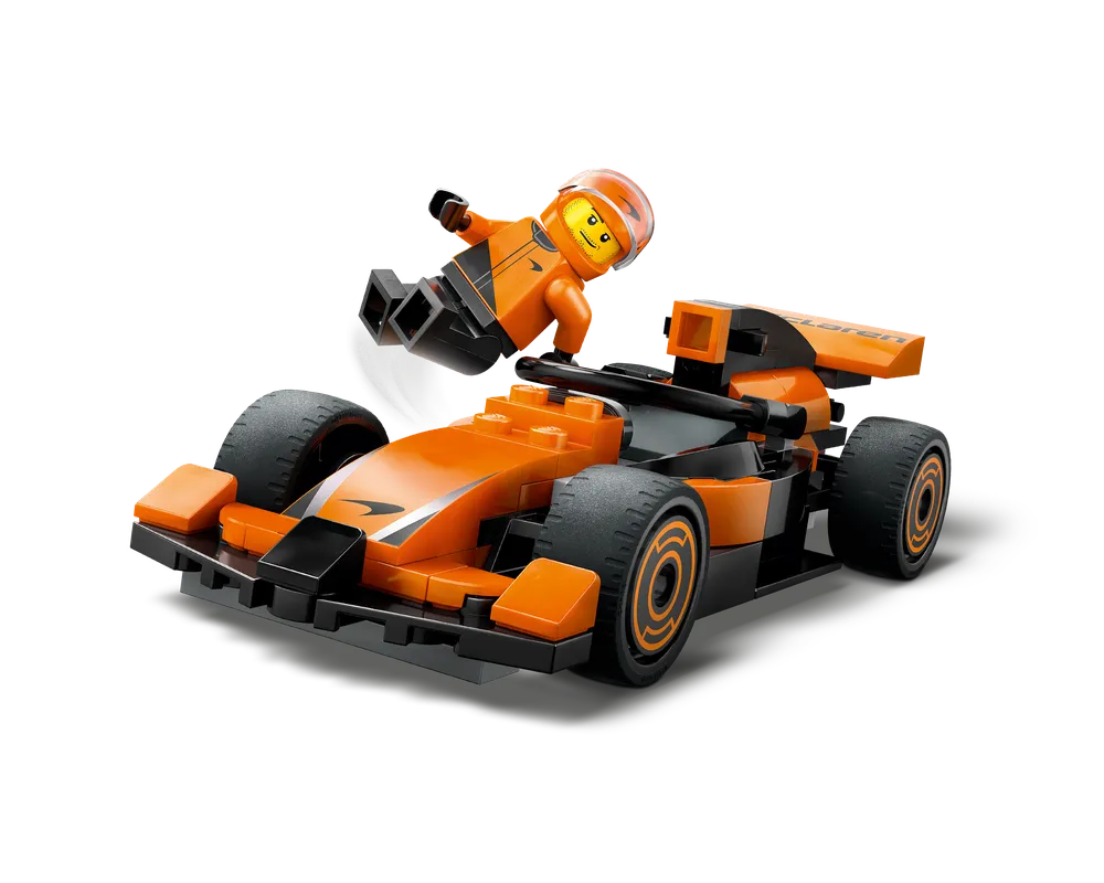 LEGO City 60442 - F1 Driver with McLaren Race Car - Authentic LEGO Set Image 4