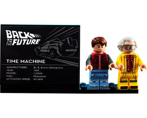 LEGO LEGO Ideas &#40;CUUSOO&#41; 10300 - Back to the Future Time Machine - Authentic LEGO Set Image 13