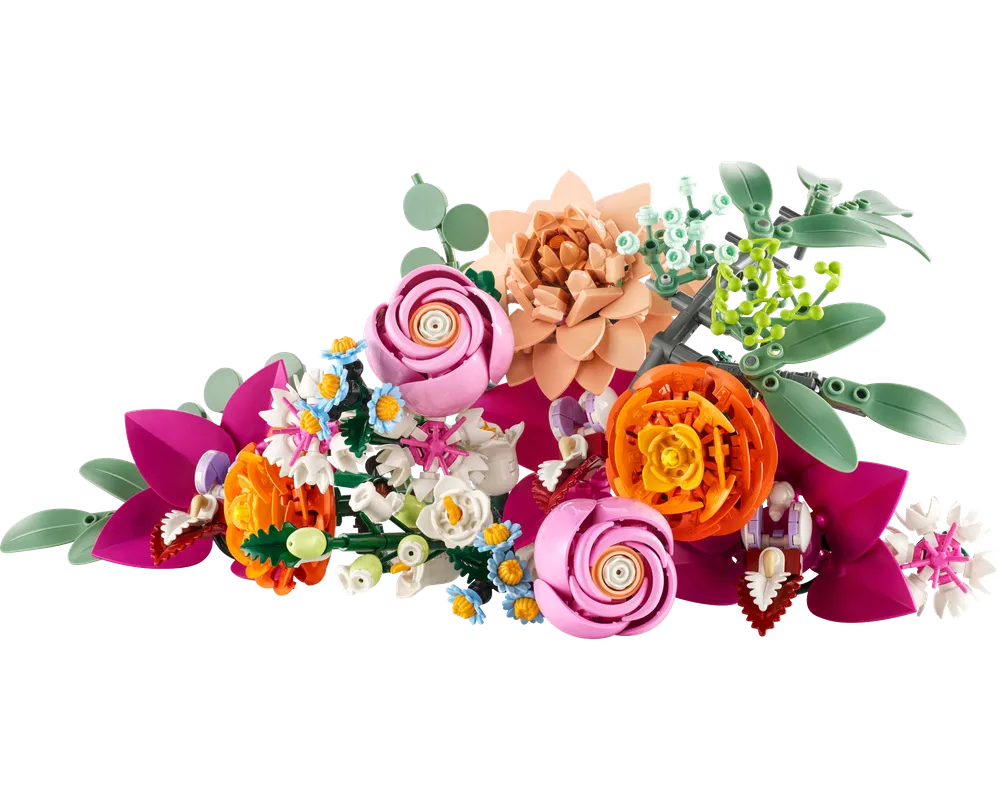LEGO Botanicals 10342 - Pretty Pink Flower Bouquet - Authentic LEGO Set Image 4