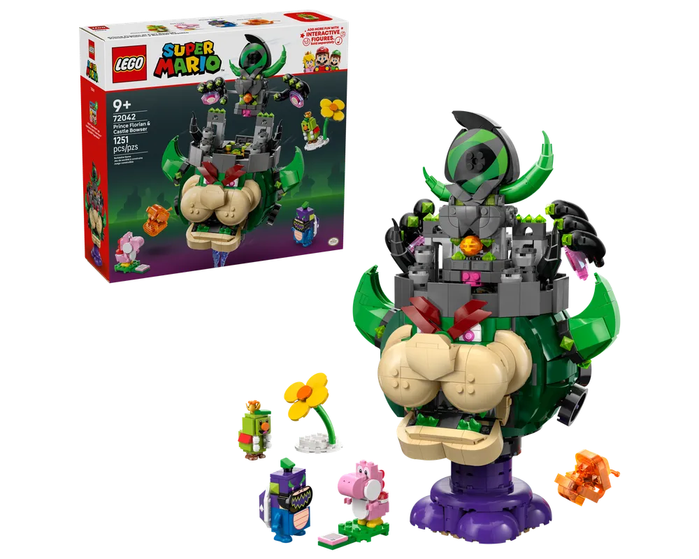 LEGO Super Mario 72042 - Prince Florian & Castle Bowser - Expansion Set - Authentic LEGO Set Main Image