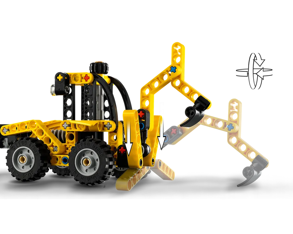 LEGO Technic 42197 - Backhoe Loader - Authentic LEGO Set Image 6
