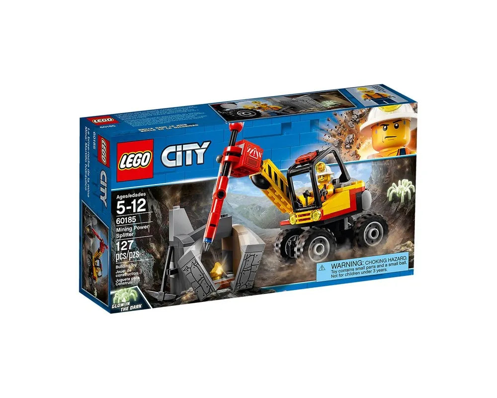 LEGO City 60185 - Mining Power Splitter - Authentic LEGO Set Main Image