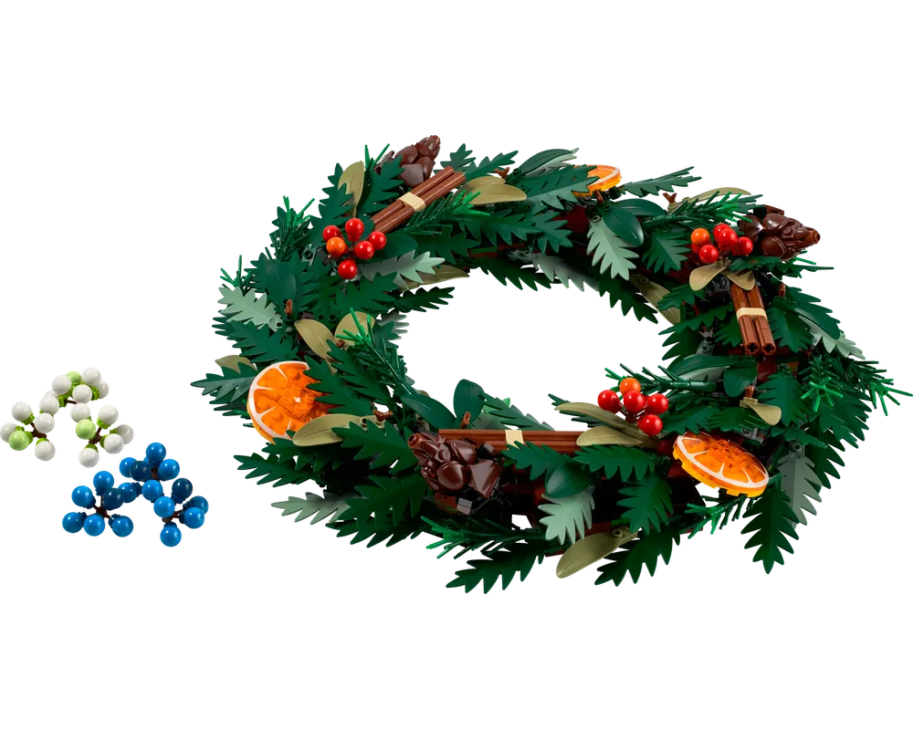 LEGO Botanicals 10340 - Wreath - Authentic LEGO Set Image 2