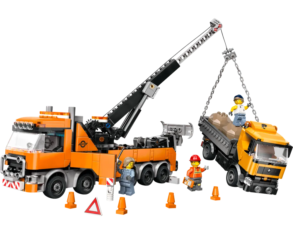 LEGO City 60467 - Heavy-Duty Recovery Tow Truck with Crane - Authentic LEGO Set Image 14