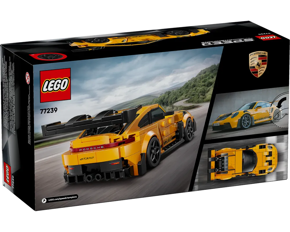 LEGO SPEED CHAMPIONS 77239 - Porsche 911 GT3 RS - Authentic LEGO Set Image 4