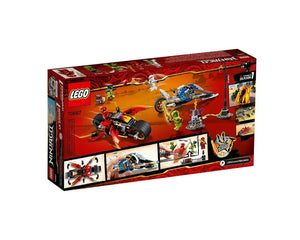 LEGO NINJAGO 70667 - Kai's Blade Cycle & Zane's Snowmobile - Authentic LEGO Set Image 3