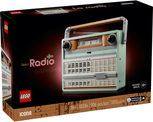 LEGO Creator 10334 - Retro Radio - Authentic LEGO Set Main Image