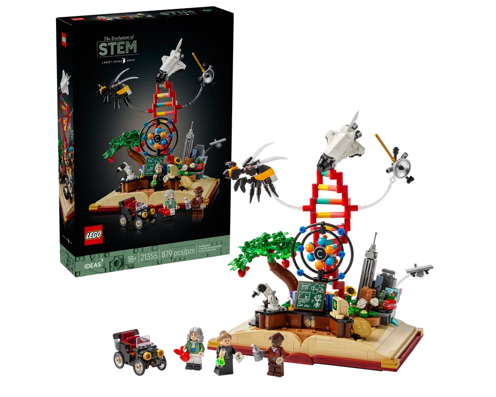 LEGO LEGO Ideas &#40;CUUSOO&#41; 21355 - The Evolution of STEM - Authentic LEGO Set Main Image