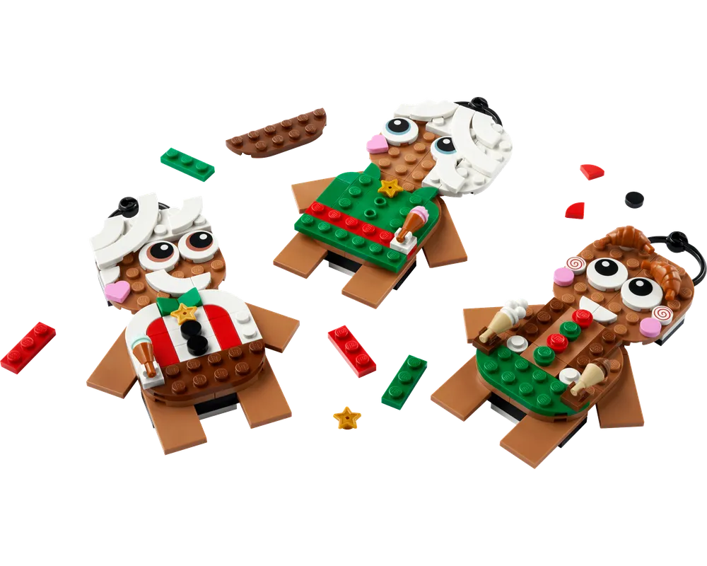 LEGO Holiday & Event 40642 - Gingerbread Ornaments - Authentic LEGO Set Image 2