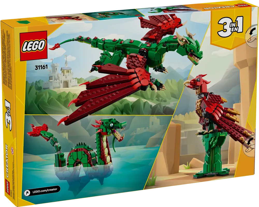 LEGO Creator 31161 - Medieval Dragon - Authentic LEGO Set Image 3