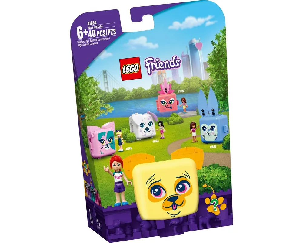LEGO Friends 41664 - Mia&#39;s Pug Cube - Authentic LEGO Set Main Image