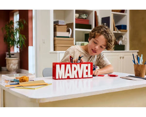 LEGO Super Heroes 76313 - MARVEL Logo - Authentic LEGO Set Image 8