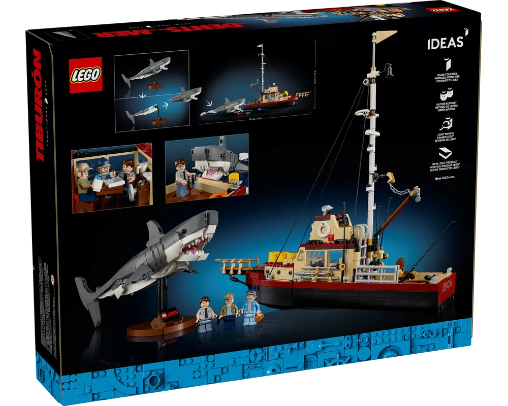 LEGO LEGO Ideas &#40;CUUSOO&#41; 21350 - Jaws - Authentic LEGO Set Image 9