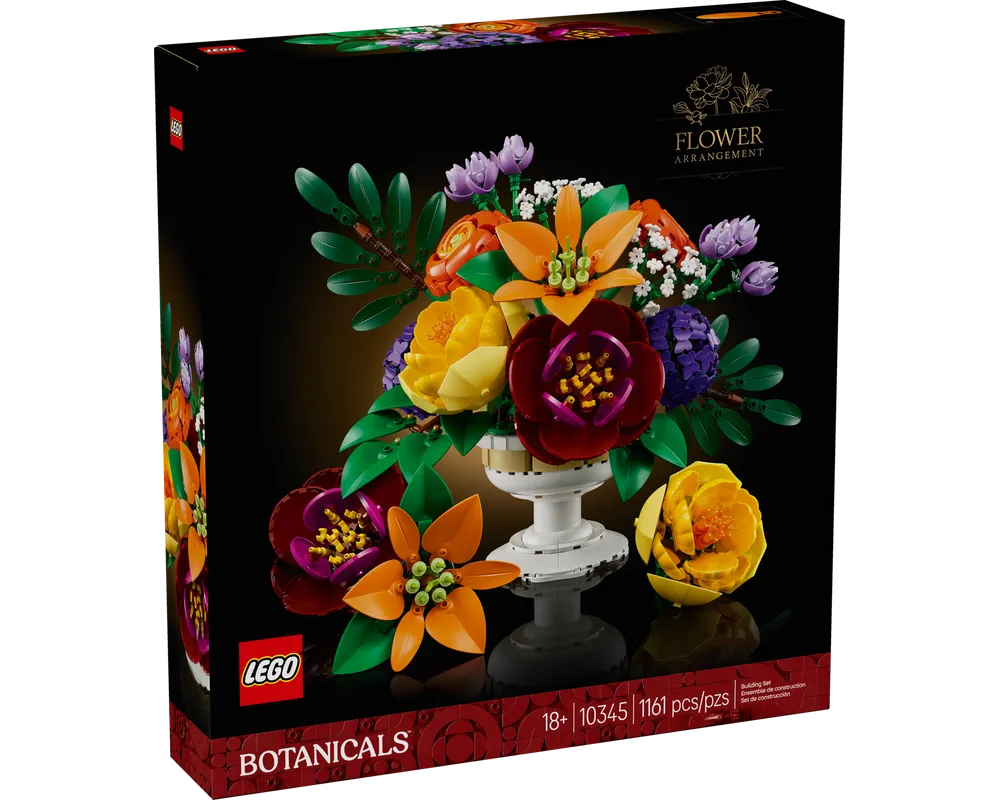 LEGO Botanicals 10345 - Flower Arrangement - Authentic LEGO Set Main Image