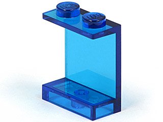 LEGO 4864a - Paneel 1 x 2 x 2 - Massieve noppen